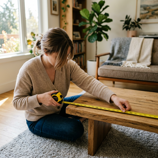 Furniture Measuring Photography